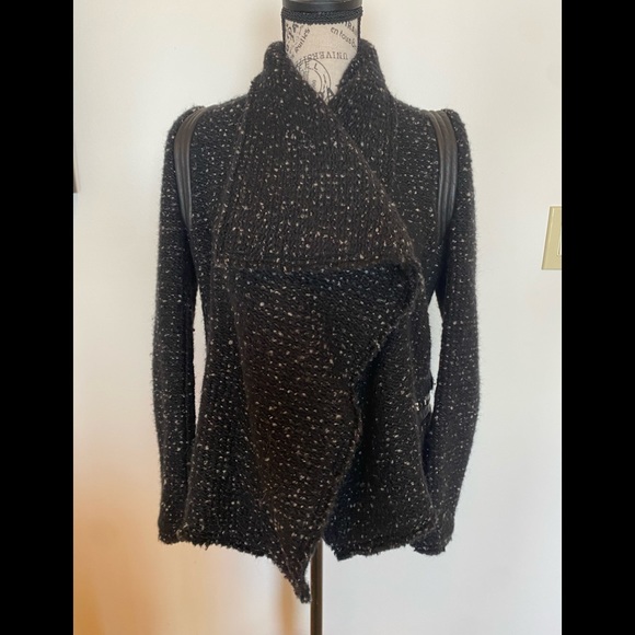 IRO moto sweater jacket cardigan - Picture 2 of 12